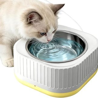 Домашние поилки для кошек | Поилка из нержавеющей стали объемом 220 мл с постоянной температурой воды | Диспенсер для воды для кошек | Для щенков, для переноски, домашней кормушки