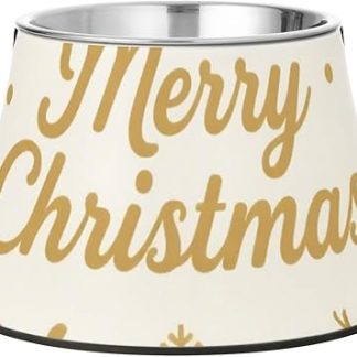 Круглые миски для собак с золотыми снежинками, модернизированная миска из нержавеющей стали для маленьких собак, Whiskers Fatigue Plato para perros con ansiedad