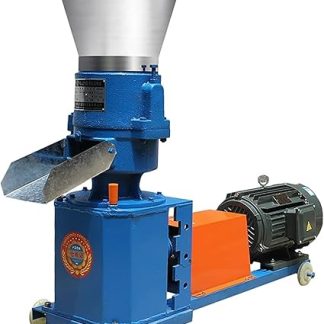 Электрическая машина для производства гранулированного корма для животных, высокая производительность 180 кг/ч, позволяет снизить затраты на корма, работает с соевым шротом, кукурузой, пшеничными отрубями и соломой.