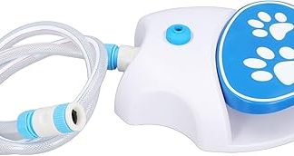 Уличный поилка для собак Haofy STEP on Dog Water Dispenser с шлангом, автоматическая миска для питья, активируемая ногой. Легко использовать на заднем дворе, в саду и парке.