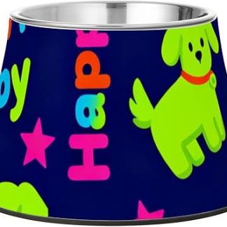 Симпатичные миски для кормления собак и медведей, синие, нескользящие, из нержавеющей стали, для собак, которые едят медленно. Удобные миски для еды.