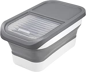 Контейнер для сухого корма для собак - коробка для хранения лакомств с крышкой - складной контейнер для корма для собак и кошек для путешествий, дома, кемпинга, хранения.