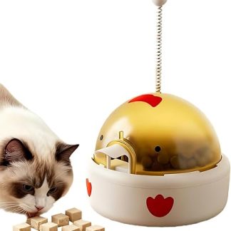 Головоломка в виде кошки, головоломка-волшебная палочка, интерактивная забавная милая уточка, товары для животных, простая игра, инструмент для кормления, аксессуары для животных для дома и улицы.