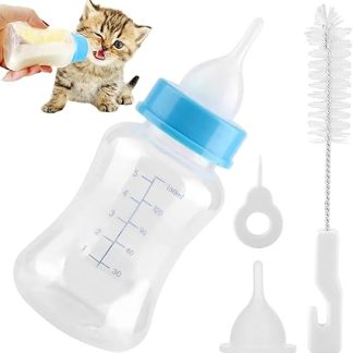 Кормушка для животных, бутылочка для кормления, дозатор молока объемом 150 мл с гибкими силиконовыми сосками, плавной регулировкой всасывания и удобной очисткой, надежный инструмент для кормления.