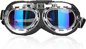 Dog Goggles with Adjustable Elastic Straps and Folding Frame for Medium and Large Dogs, Dog Sunglasses Available in 5 Colors