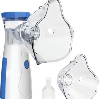 Портативный USB-небулайзер PONDON для собак и кошек, ручное устройство для лечения дыхательных проблем у животных, в комплекте две лицевые маски и мундштук.