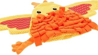 Интерактивный плюшевый коврик для кормления собак Toyvian, способствующий медленному поеданию, подходит для маленьких и средних собак и помогает выработать здоровые пищевые привычки.