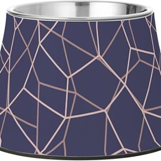 Серые нестандартные миски для собак с нескользящей подставкой из нержавеющей стали, подходящие для собак, кошек, кроликов и птиц, не боящиеся усов.