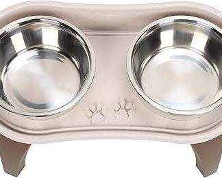 Стильный домашний столик для кормления собак Fabater с миской для собак, увеличенный бортик для здорового пищеварения, не для свиней.