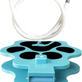 Уличный фонтанчик для собак, поилка для собак, игрушка-разбрызгиватель со шлангом для будки, кемпинга, парка, жаркого климата, улицы и помещения.