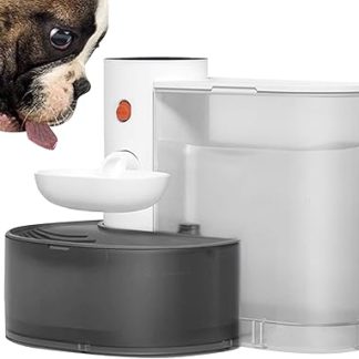 Автоматическая поилка для кошек и маленьких собак объемом 3 л с прозрачным контейнером для поения животных в помещении и ежедневного использования, размеры: 33 x 23,5 см.