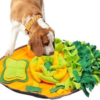 Коврик для обнюхивания, регулируемая игрушка с носиком для кормления, интерактивная игрушка для собак, способствующая активности, медленному поеданию пищи, снятию стресса, дрессировке и поиску натуральной пищи.