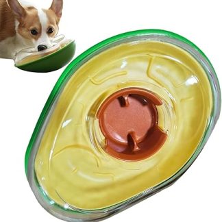 Медленная кормушка для собак - миска для корма в форме авокадо, интерактивная регулируемая миска для кормления собак, простая в использовании.
