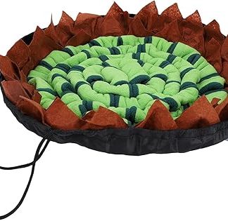 Интерактивный коврик для собак и кошек с функцией медленного кормления, изготовленный из плюшевого материала, развивает навыки естественного поиска пищи, снимает стресс и помогает снять напряжение.