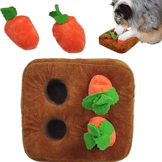 Коврик для кормления щенков для владельцев питомцев, морковка с игрушкой для обоняния, аксессуары для дома для занятых профессионалов, дрессировщиков, для квартиры, офиса, игр в помещении и на улице.