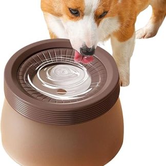 Миска для собак с защитой от проливания | Миска для воды объемом 1200 мл для щенков | Плавающий, не протекающий аксессуар для питья для маленьких, средних и больших собак - для щенков всех размеров