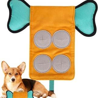 Интерактивный диспенсер для лакомств для собак, жаропонижающая миска для маленьких и больших щенков, умственная стимуляция, оздоровительная игра, игра против скуки.