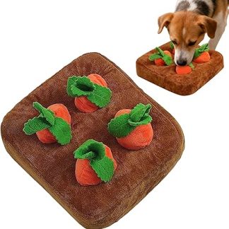 Мягкий коврик для собак с запахами, игрушка для щенков, морковь, развивающий коврик для собак, для родителей, занятых профессионалов, для квартиры, дома, офиса, для игр, дождливых дней, гостиной.