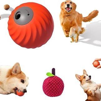 Интерактивный мячик-дозатор для лакомств для собак 2 в 1, игрушка для снятия скуки, для физических упражнений, умственной стимуляции и дрессировки.