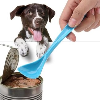 Длинная ложка для домашних животных, безопасна для кормления собак и кошек консервированным кормом, длинная конструкция, тщательно изготовлена, идеально подходит для консервированного корма для животных.