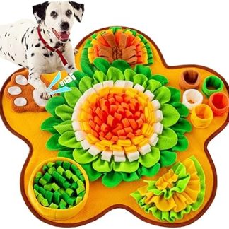 Коврик для кормления собак | Интерактивный коврик для кормления домашних животных, предназначенный для когнитивных тренировок, обогащения среды, снятия скуки, умственной стимуляции, использования на открытом воздухе и в помещении.