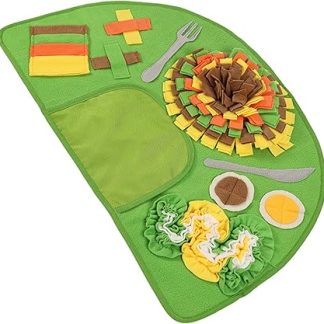 Универсальный коврик для собак с функцией обоняния, корм для собак, миска для медленного кормления, интерактивная игрушка для дрессировки собак всех пород, требует активности, медленного приема пищи, борьбы со скукой.