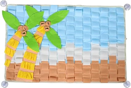Интерактивный коврик для собак TOYANDONA: коврик для поиска запахов, игровая подстилка для питомца, интерактивный коврик для кормления с присосками.