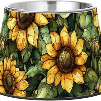 Эстетичная миска для воды для домашних животных с подставкой из нержавеющей стали. Миска для воды для любителей животных. Безопасна для животных.