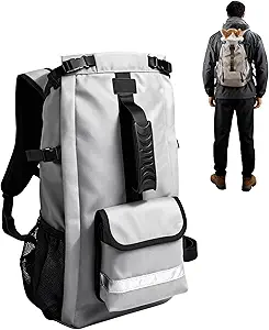 Ergonomic Dog Carrier Backpack: 4-Layer Safety Design with Thick Padded Straps, Built-in Leash & Breathable Mesh for Small to Large Dogs on Hiking, Cycling & Travel