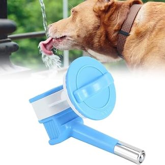 Универсальная герметичная насадка для кормушки для собак из АБС-пластика, подвесная головка, портативная кормушка для собак, розовый, синий, зеленый, шоколадный (синий)