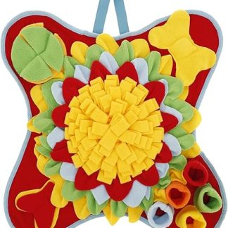 Коврик для обнюхивания собак, 50 x 50 см, войлочный коврик, нескользящий, для собак, подходит для большинства маленьких, средних и больших собак.