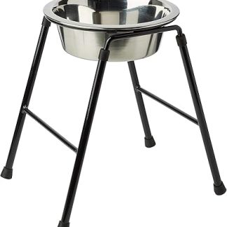 Однорядная кормушка Classic Pet Products с емкостью из нержавеющей стали, объем 1600 мл, высота 300 мм.