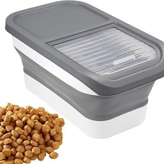 Контейнеры для собачьего корма, герметичные коробки для хранения лакомств для домашних животных, складные контейнеры для корма для собак и кошек для путешествий, квартиры, кемпинга, дома, кладовой.