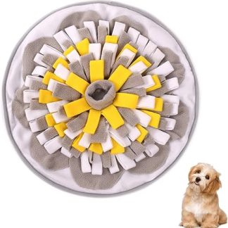 Интерактивный коврик для медленного кормления LGYGMD, головоломка для собак, способствует развитию естественных навыков поиска пищи.