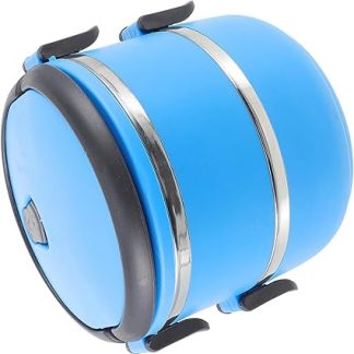 Герметичная миска для корма для домашних животных: кошачья, собачья, дорожная, для щенков, синяя.