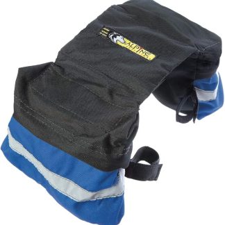 Alpine Outfitters Adventure Trekking Trail Backpack for Dogs. For Use with Urban Trail Harness for Hiking, Walking and Exploring. Handmade in the USA! (Large Blue)