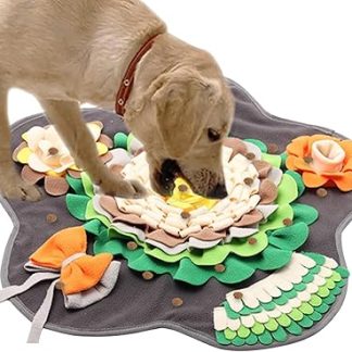 Игра-кормушка Slow Feeder, коврик для кормления собак для когнитивной стимуляции, интерактивные игрушки для щенков, интеллектуальное развитие, снятие скуки и стресса, тренировка обоняния, портативный.