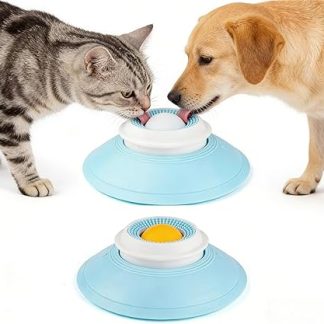 Мячик для лизания для собак и кошек, вращающийся мячик для лизания для собак и кошек (2)