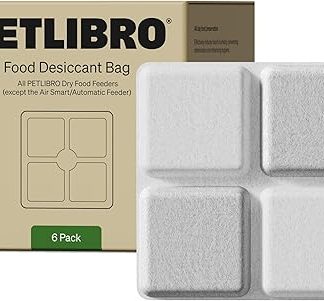 Набор из 6 сухих пакетов PETLIBRO для автоматов по производству корма для кошек и собак, сохраняют корм для животных сухим и свежим, комплект сменных осушительных подушечек на 3 месяца, подходит для AF005.