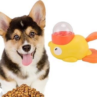 Игрушечная кормушка для собак Taidda, интерактивная, безопасная, вместительная, легко моется, дозатор корма для животных с интеллектуальной технологией распознавания.