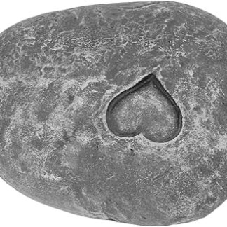 TARSHYRY Настраиваемый памятный камень для домашних животных, имитация надгробного памятника для любимых собак и кошек, садовое украшение (Я люблю камень, серый)