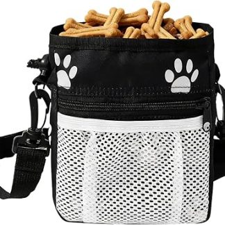 Сумка для собачьих лакомств - сумка из ткани Оксфорд с диспенсером для экскрементов | Сумка для лакомств для щенков и сумка для дрессировки собак - для использования на открытом воздухе, в путешествиях, на прогулках