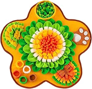 Коврик с запахом для собак, коврик для развития питомца, нескользящая основа для стимуляции мозга, борьбы со скукой и когнитивных тренировок | Когнитивная стимуляция,