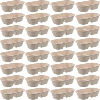 50 мисок для воды для клеток, двойные миски для корма для животных, миски для собак, миски для корма для животных, кормушка двойного назначения.