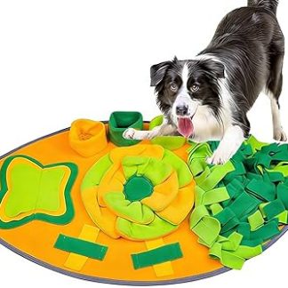 Коврик для животных, регулируемый дозатор лакомств, развивающая игрушка из прочного материала, интерактивный тренировочный аксессуар для естественного поиска пищи, снятия стресса и медленного приема пищи.