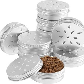 10 шт. Контейнеры для определения запаха собачьего носа, круглые металлические жестяные банки, держатели, аксессуары для собак-ищеек, рабочий инструмент.