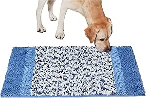 Интерактивный коврик для собак, помогающий замедлить процесс еды и поиска лакомств — игрушка для кормления лакомствами, подходит для собак мелких, средних и крупных пород, дрессировки и игр.