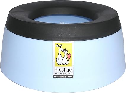 Миска для воды для домашних животных Prestige Road Refresher, маленькая, синяя.