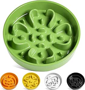 Миски для медленного кормления собак LE TAUCI, 675 мл, цвет «Зеленый клевер».