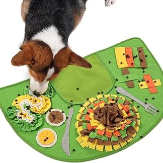 Универсальные коврики для кормления — игрушка, которая займет собаку во время медленного кормления, сменный коврик для миски с едой, интерактивная игрушка для маленьких, средних и больших собак, щенков, для дрессировки.